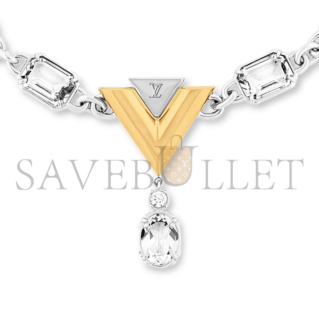 LOUIS VUITTON V FOR VUITTON NECKLACE M02278